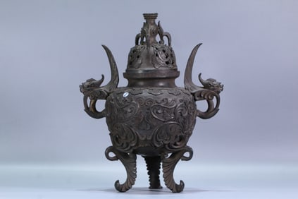 COPPER CAST CENSER