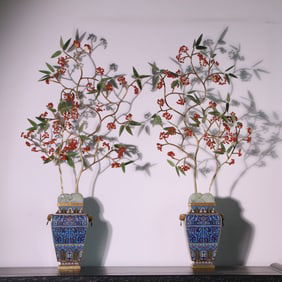 CLOISONNE CAST ORNAMENT