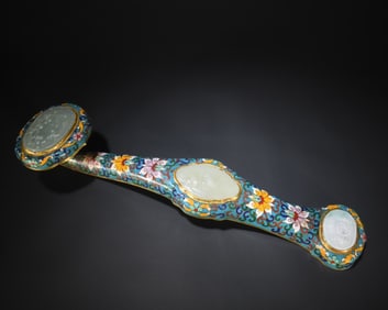 CLOISONNE CAST RUYI