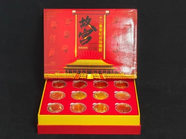 Twelve zodiac animal head commemorative coins