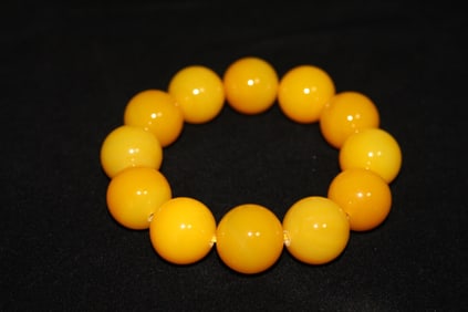 Golden agate bracelet