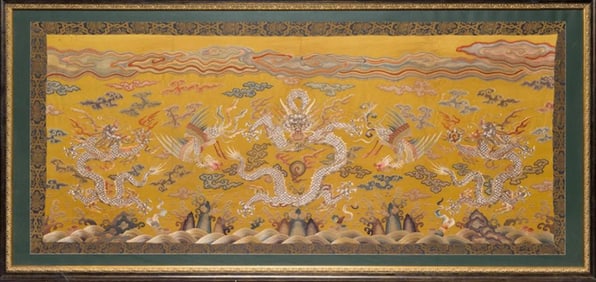 KESI EMBROIDERY DRAGON PATTERN SCREEN