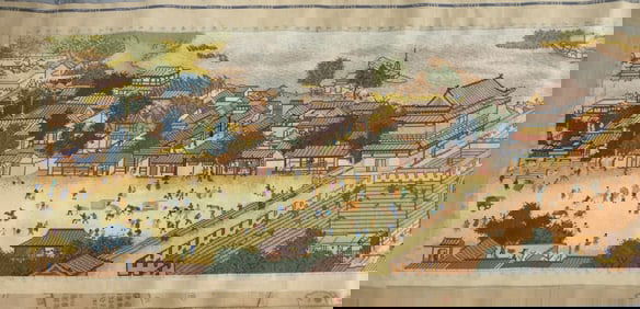 Along the River During the Qingming Festival SK Cross Stitch