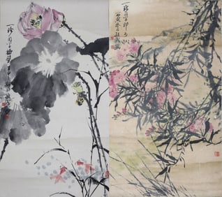 Shang Jingcheng's paintings