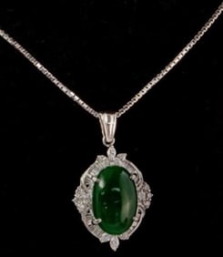 JADEITE CARVED PENDANT