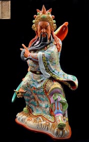 POTTERY GUANGONG BUDDHA