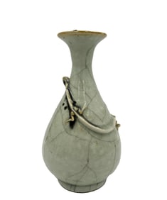 CELADON GLAZE DRAGON VASE