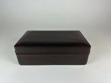 ZITAN WOOD CARVED BOX