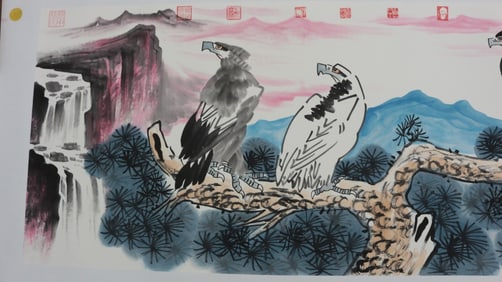 Wang Xiaomei's paintings