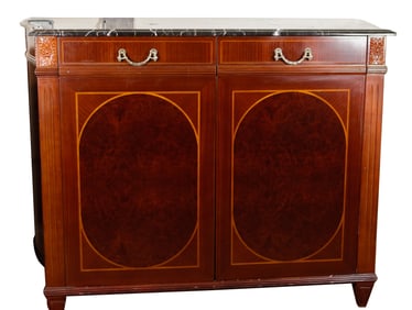 MARBLETOP BUREAUS AND CHESTS
