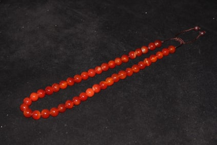 Red agate bracelet