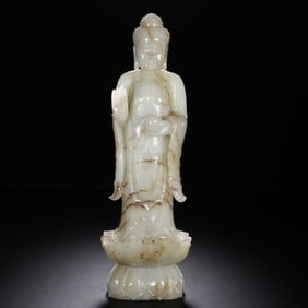 Hetian jade Sakyamuni Buddha ornaments