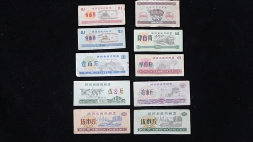 A set of 10 food coupons