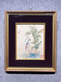 Hu Yefu ladies painting