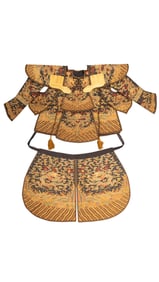 Qianlong brocade dragon pattern armor
