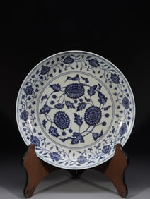 Blue and White Plate