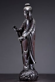 Red sandalwood Ming-style Guanyin