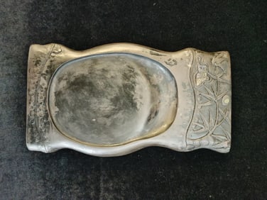 QIANLONG MARK DUAN STONE CARVED INK SLAB