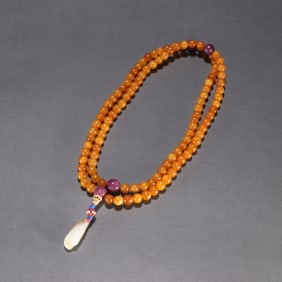 BEESWAX 108 BUDDHIST BEADS