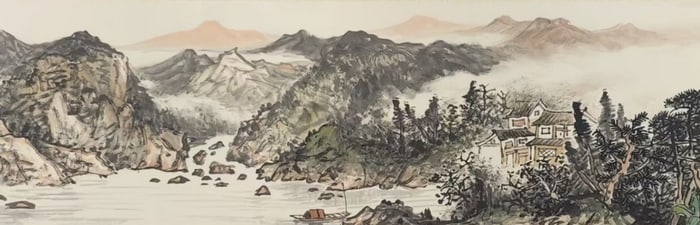 LI ZILONG LANDSCAPE PAINTING