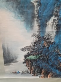 ZHANG DAQIAN MARK LANDSCAPE PATTERN PAINTING