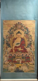 DING GUANPENG MARK SAKYAMUNI BUDDHA PATTERN PAINTING