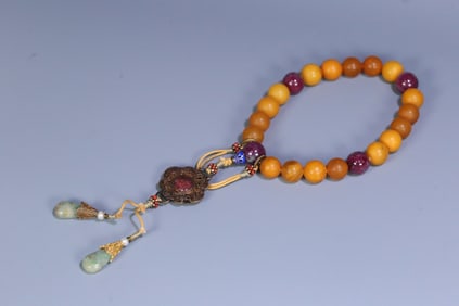 BEESWAX 18 BEADS BRACELET