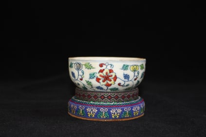 CHENGHUA MARK DOUCAI GLAZE BOWL