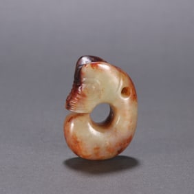 HEMO JADE PIG SHAPE PENDANT