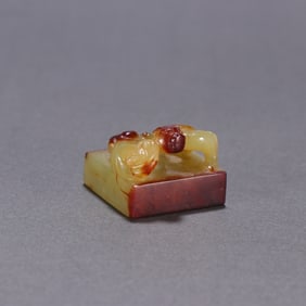 ANTIQUE JADE CARVED SEAL
