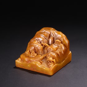 JUN SHANGZHUAN MARK TIANHUANG STONE CARVED SEAL