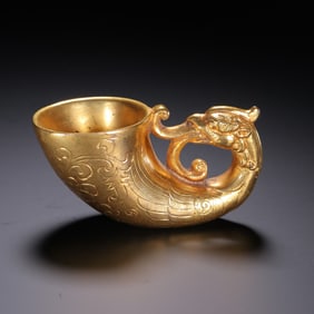 GILT BRONZE CAST PHOENIX CUP