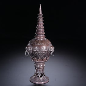 SILVER CAST PAGODA