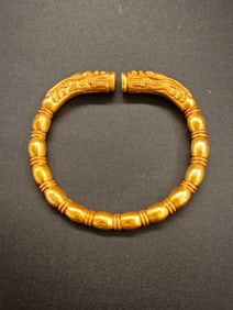 SILVER GOLD PLATED BANGLE