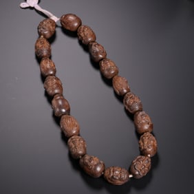 CHENXIANG WOOD EIGHTEEN ARHATS BRACELET