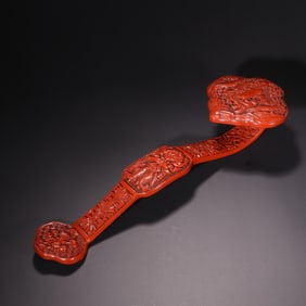 LACQUER CARVED RUYI