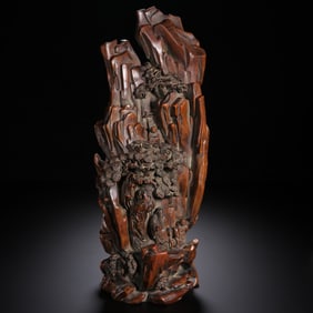 HUANGYANG WOOD FIGURE STORY ORNAMENT