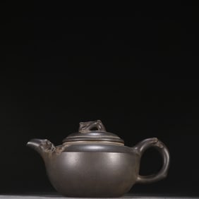 WANFEN MARK FLOWER PATTERN ZISHA TEAPOT