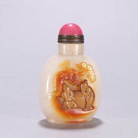 AGATE SNUFF BOTTLE