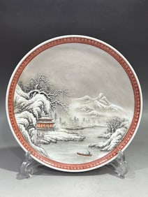 SNOW PATTERN PLATE