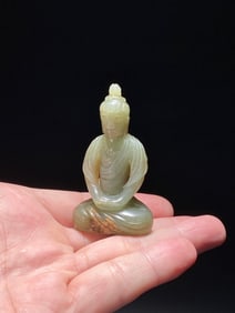 HETIAN JADE GUANYIN BUDDHA