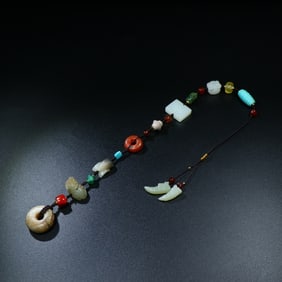 HETIAN JADE GEM STRING OF BEAD