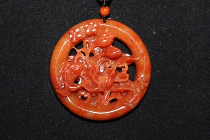 JADEITE CARVED PENDANT