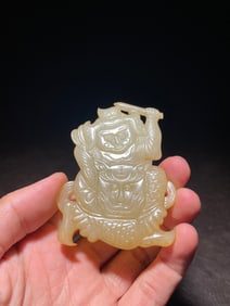 HETIAN JADE CARVED TABLET