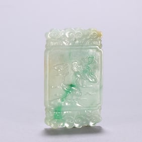 JADEITE AUSPICIOUS TABLET