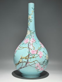 YONGZHENG MARK FAMILLE ROSE GLAZE