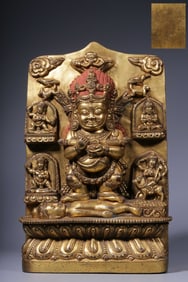 GILT BRONZE BUDDHA BOARD