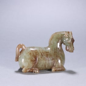 HETIAN JADE HORSE ORNAMENT