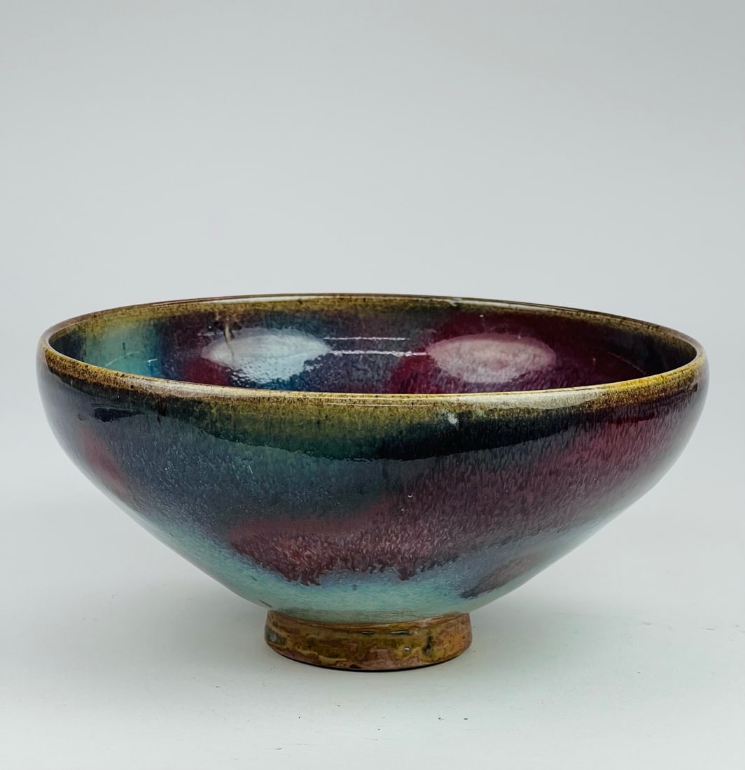Song/Jin (13th C) Jun Kiln Blue and Purple-Splashed Bowl (1 of 20)
