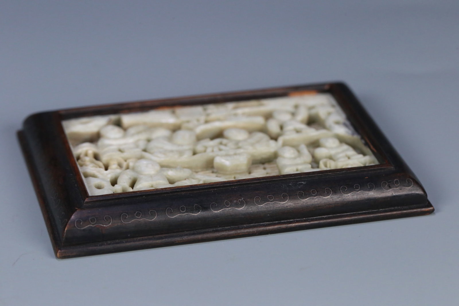 Hetian Jade Figural Plaque - 3
